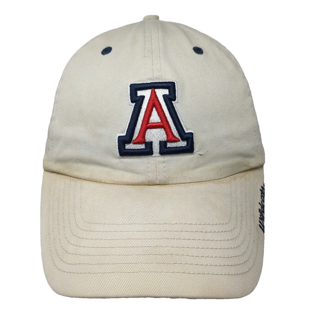 Arizona Wildcats NCAA Twins Enterprise Cap Hat Beige Red Blue One Size Strapback